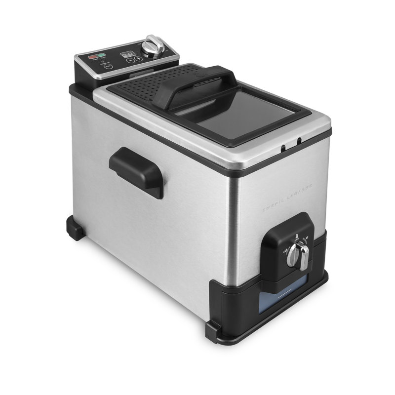 Emeril 4 Liter Deep Fryer with Oil Filtration System and 3basket